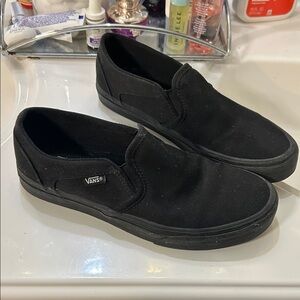 Vans women’s Classic Black Loafers